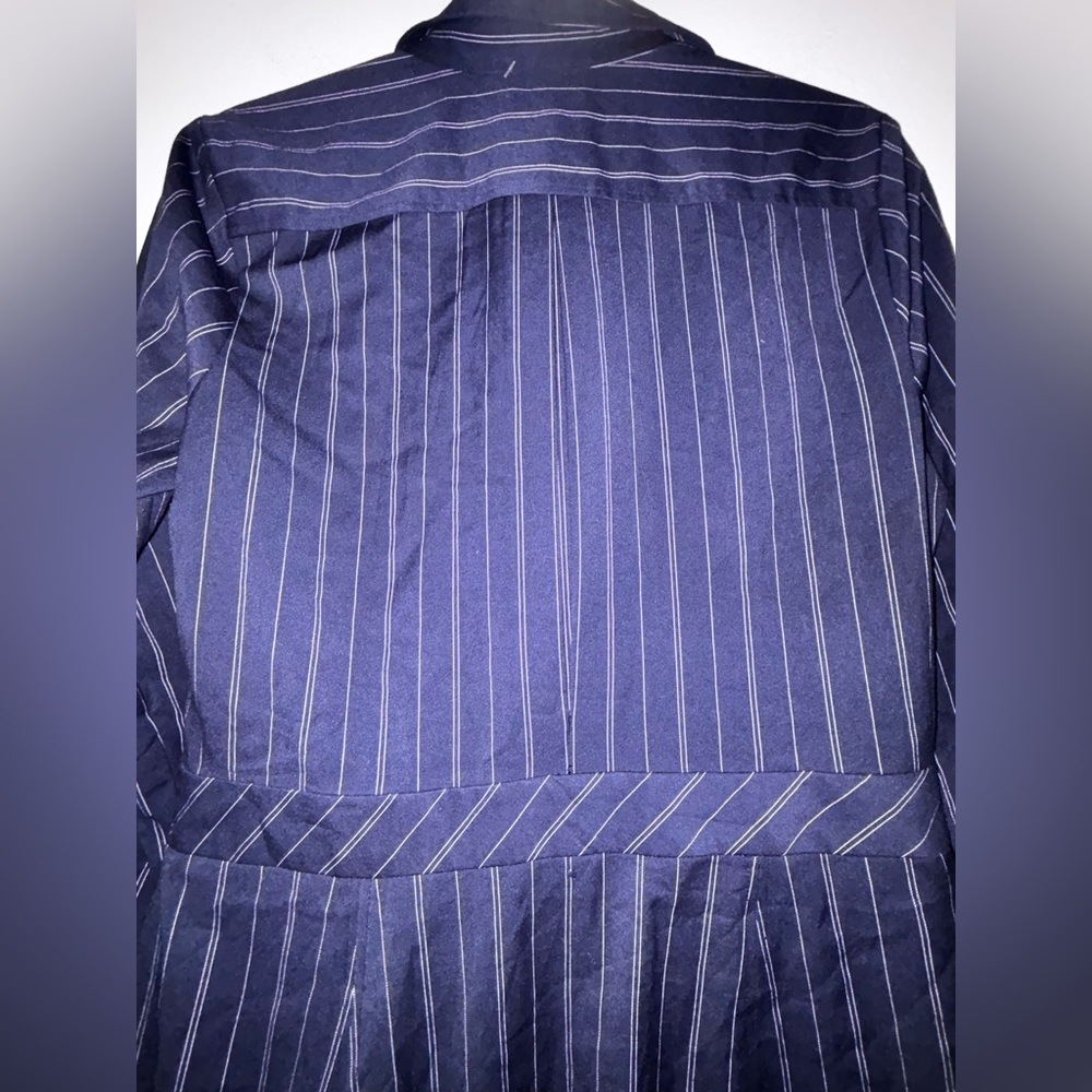 Banana Republic Navy and White Striped Dress - Picture 6 of 9